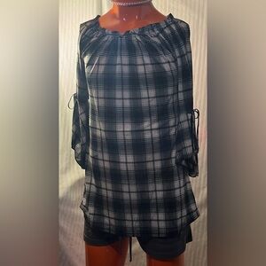 Win win tie sleeve tunic